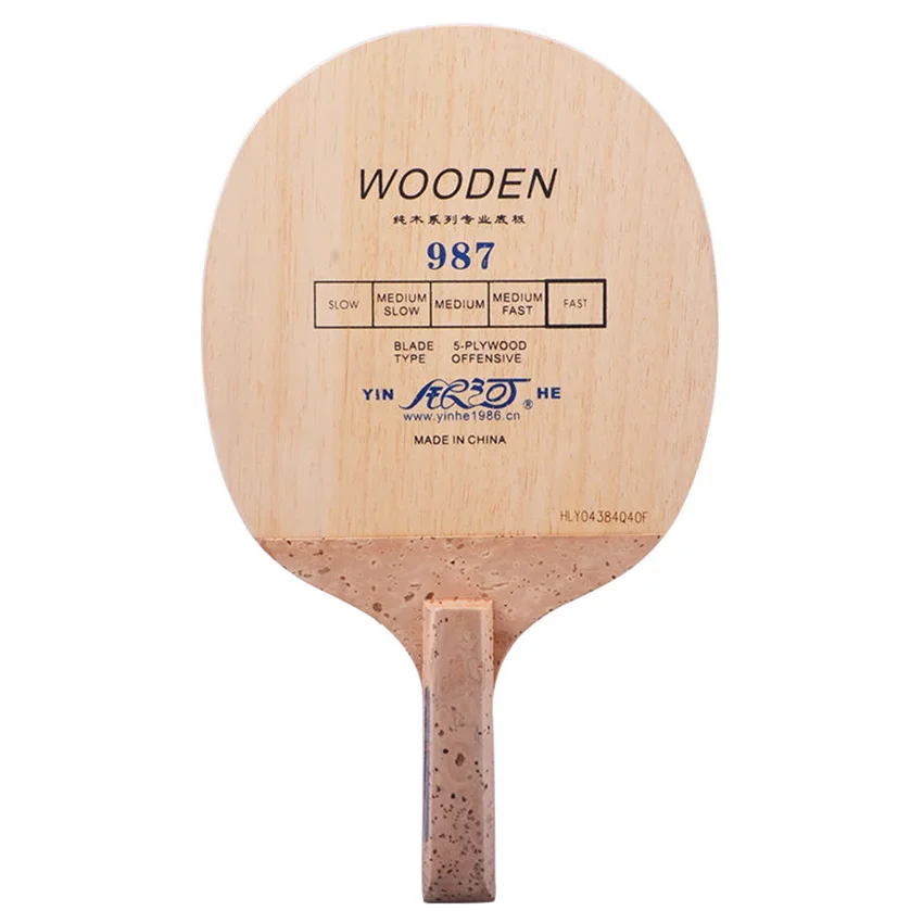 Table Tennis Board Korean Tide Board 986 Carbon Professional Competition 987 Pure Wood Ultra Light Light Board