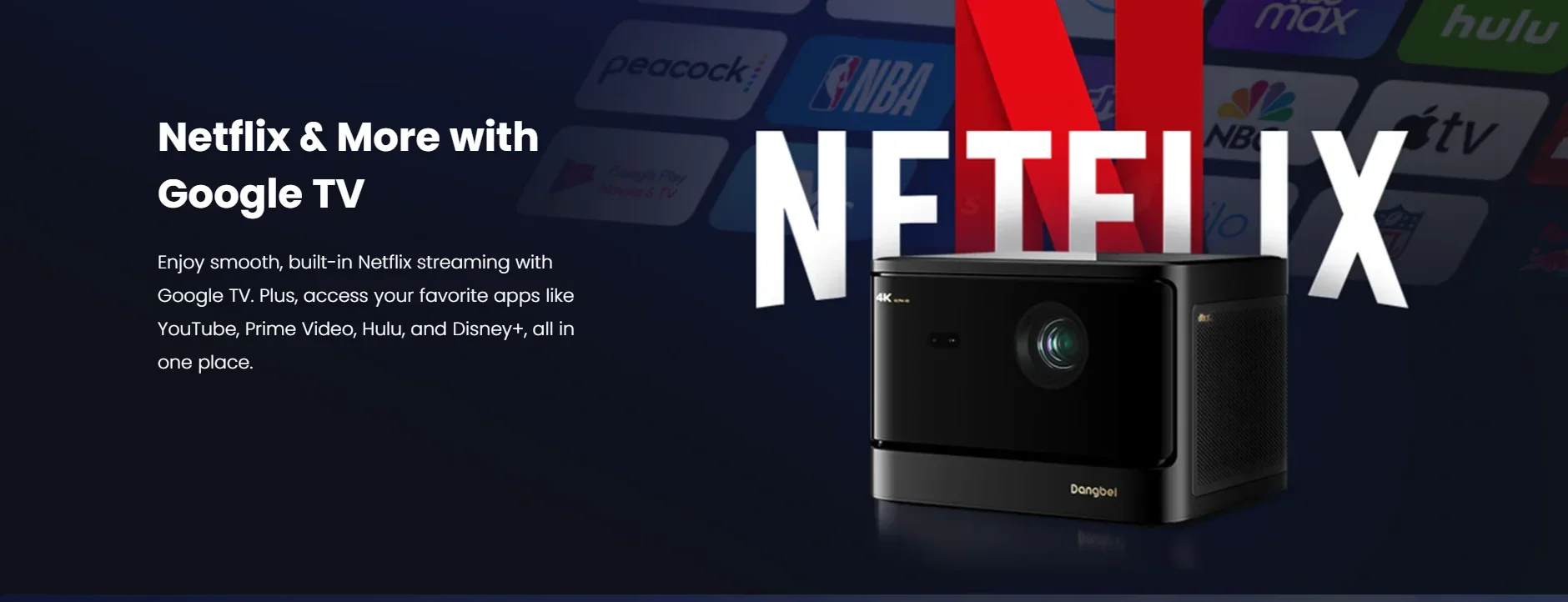 Dangbei mars pro 2 4k projetor laser 2450 iso lumen versão global beamer 3d android home cinema projetor para home theater