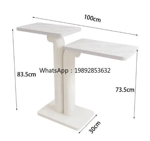 ZZ Light Luxury Entryway Table Ultra Narrow Creative Entryway Console الراقية غرفة المعيشة المدخل الإنترنت المشاهير #4