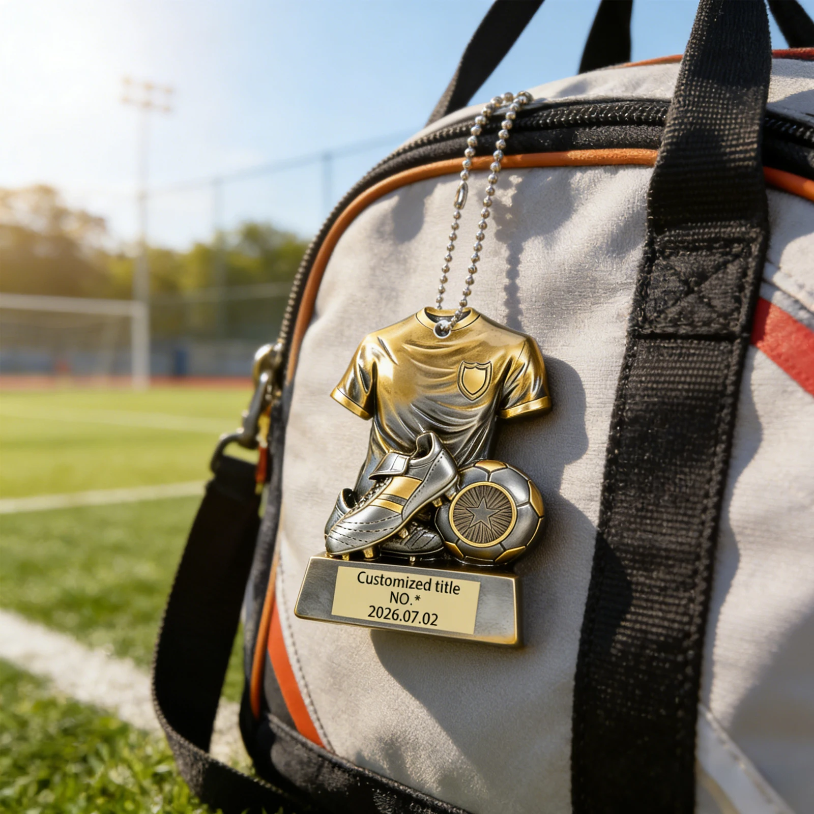 

Shirt and Ball Trophy Shaped Acrylic Bag Accessories Soccer Award Shape Keychain Diy Purse Charms Making Car Hanging Accessories