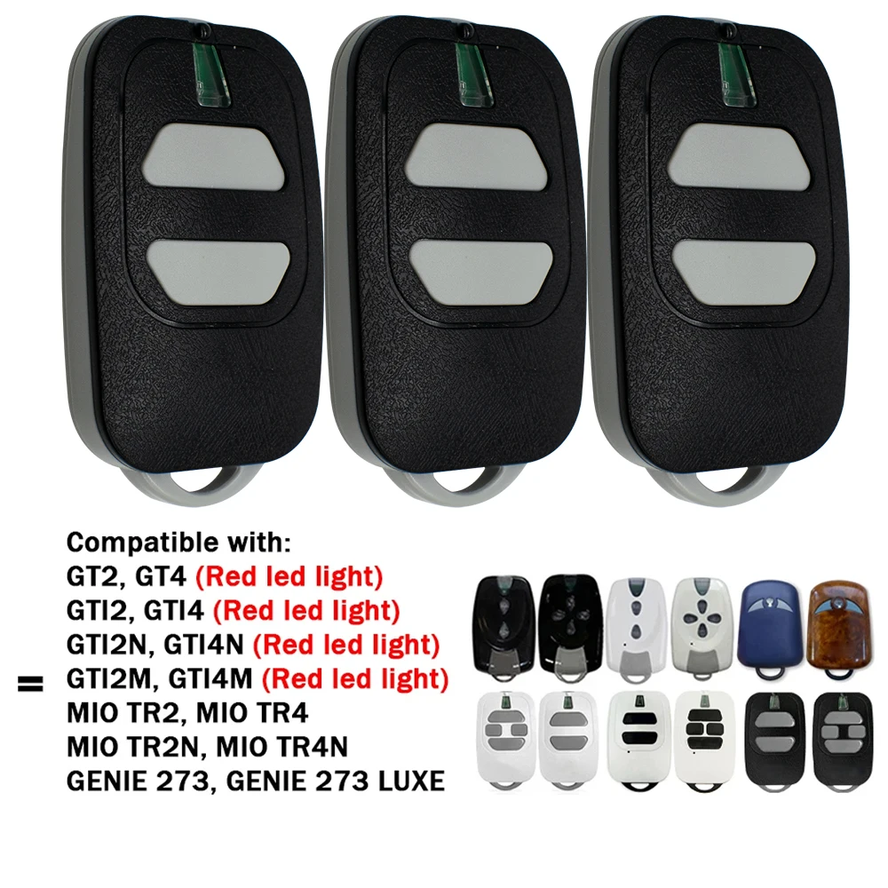 

1/2/3pcs DEA GTI2N GTI4N Garage Remote Control For DEA GTI2 GTI4 GTI2M GTI4M MIO TR2 TR4 GT2M GT4M 433.92MHz Fixed Rolling Code