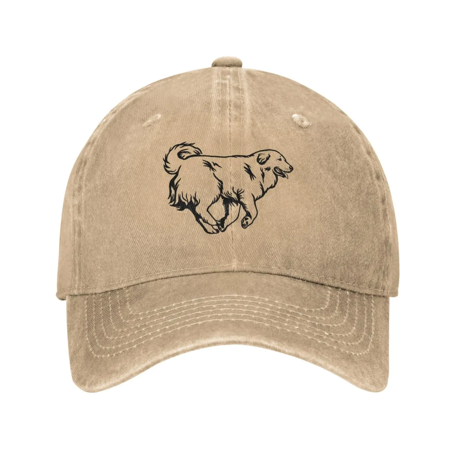 Great Pyrenees Dog Baseball Cap Unisex-Adult Soft Trucker Hat Adjustable Dad Hat Vintage Polo Hats Natural