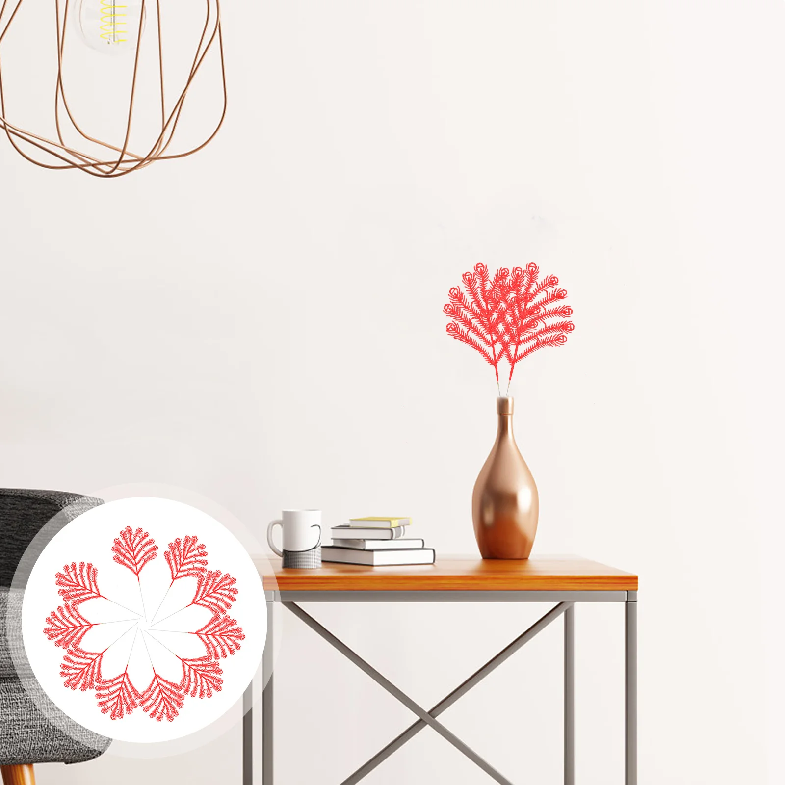 

10Pcs Christmas Tree Decorative Glitter Leaves Premium Artificial Leaf Ornaments Festival Simulation Xmas Wreath Party Decor