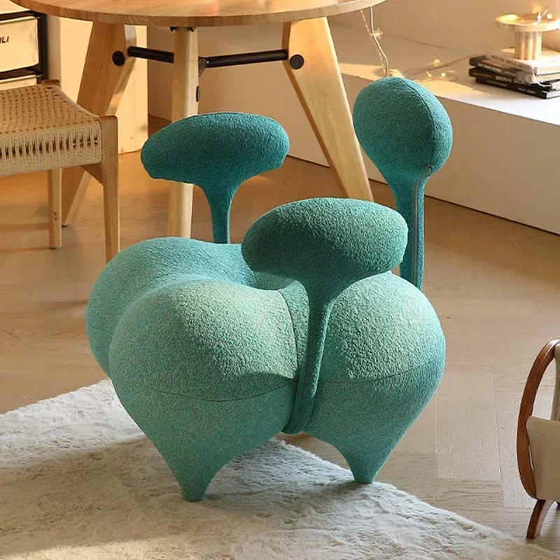 Crème Wind Fauteuil Enkele Luie Armleuning Rugleuning Stoel