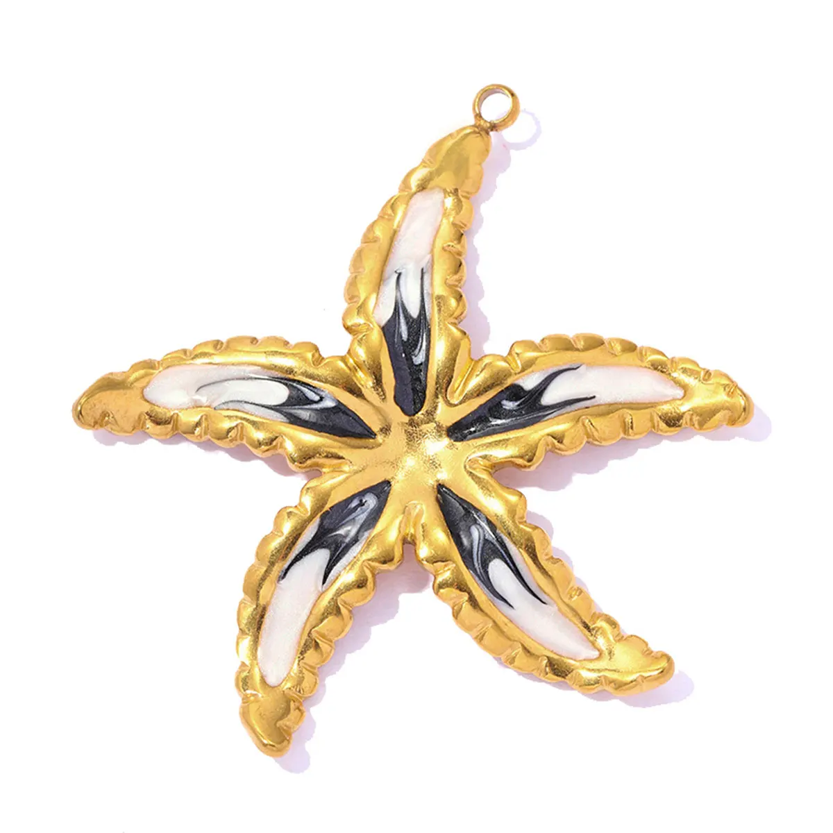 3pcs/Lot Stainless Steel Abalone Shell Flower DIY Earring Charms Conch Necklace Pendants Fish Bone Shoe Accessory Wholesale - view 4