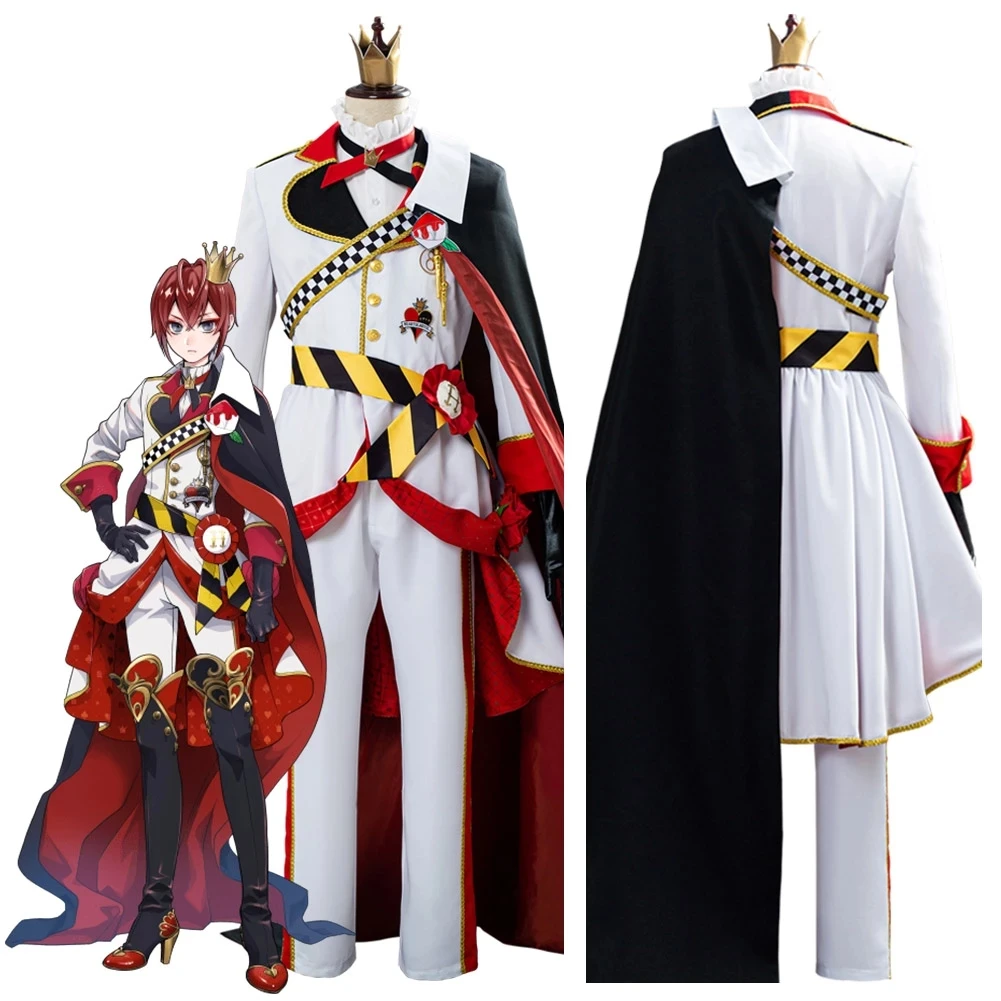 Twisted Cosplay Wonderland Riddle Rosehearts Cosplay Costume Halloween Carnival costumes For Adult Custom Made