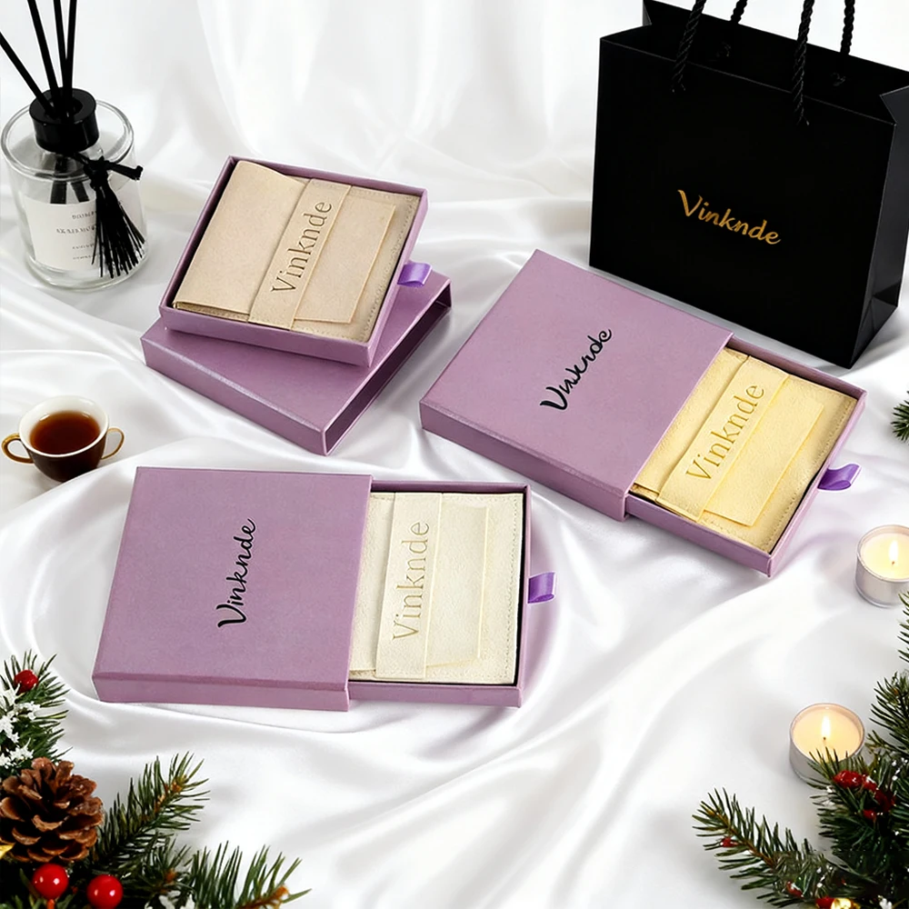 

Фиолетовый креативный ящик для бумаги, коробка для упаковки ювелирных изделий с сумкой из микрофибры, ожерелье, кольца, браслет, органайзер, дисплей, свадебный подарок