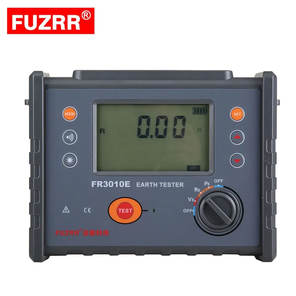 

FR3010E Digital Earth Resistance tester instrument advice Soil Resistivity tester Meter