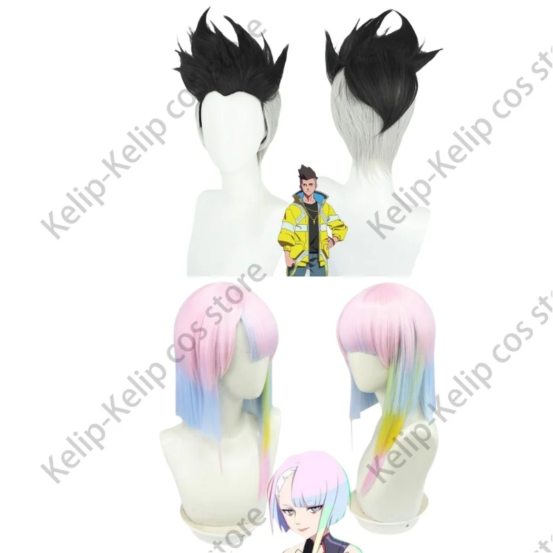 Gioco Cyber Lucy punk Costume Cosplay Anime donne Sexy tuta tuta Lucy parrucca gioco di ruolo uniforme vestiti di Halloween