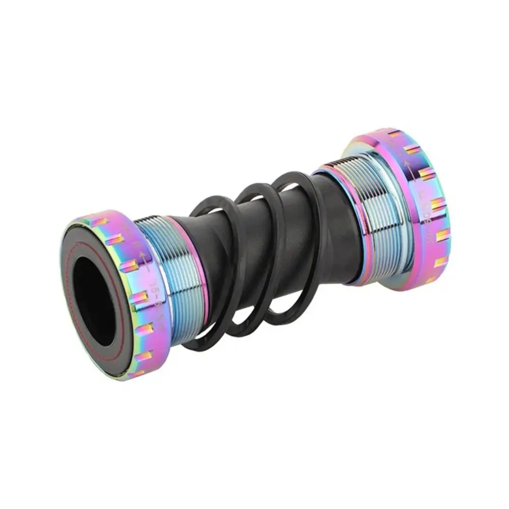 68/73MM Bicycle Bottom Bracket Precision Thread BSA Ceramic Mountain Bike Bearing Aluminum Alloy Center Axle