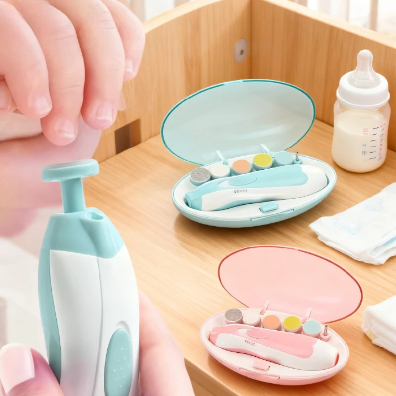 

Детский электрический триммер для ногтей, детский инструмент для полировки ногтей, уход за ребенком, многофункциональный резак для ногтей, триммер, детский маникюрный набор