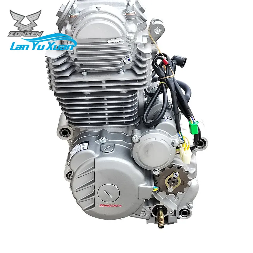 OEM high quality motorcycle engine factory shop Zongshen CB250-F engine, fuel cargo three wheel motorcycle Zongshen 250cc engine