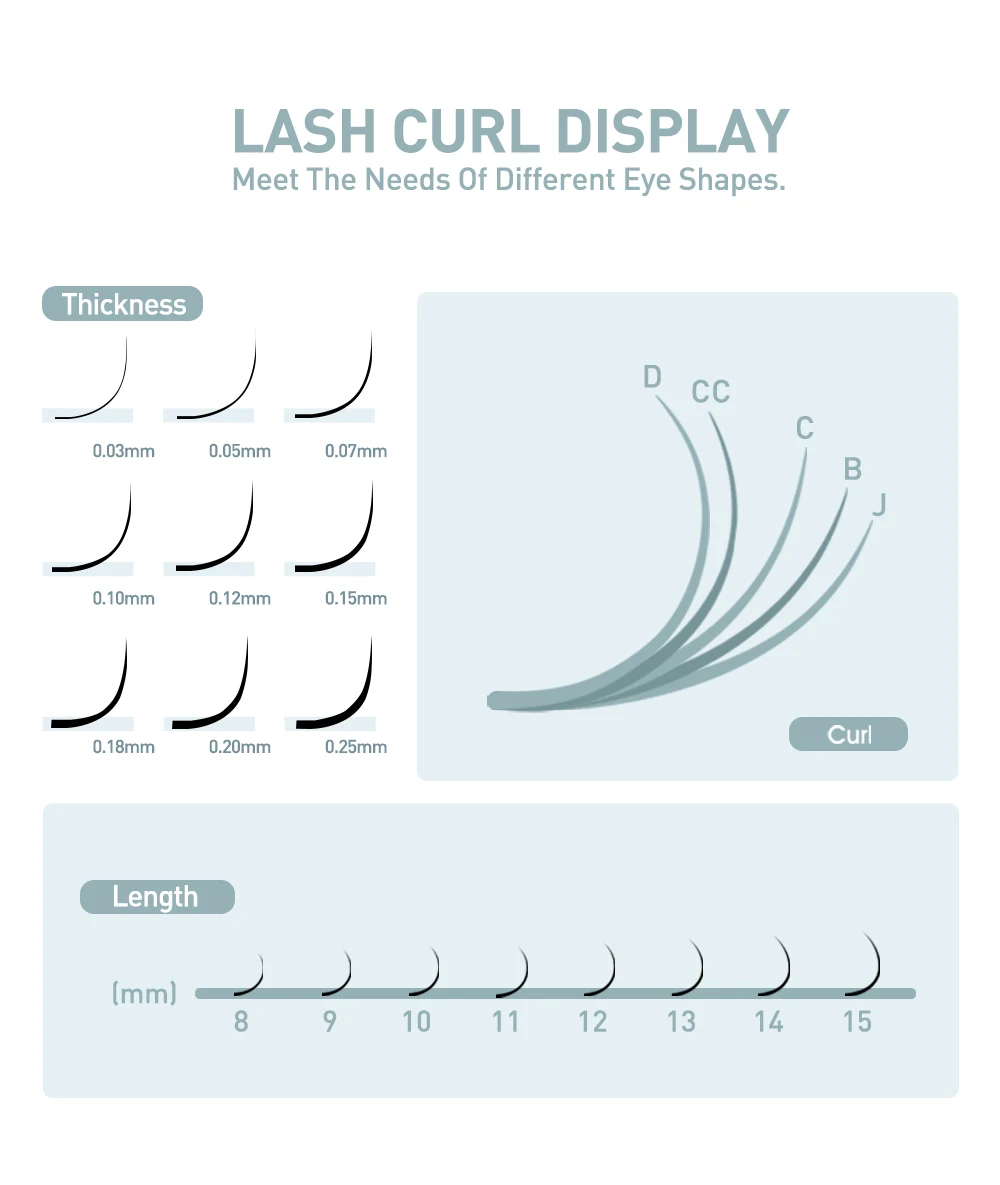 SAKURAHANA Klassische individuelle Wimpernverlängerungen, mattschwarze Volumen-Kaschmir-Wimpern, weiche, natürliche Nerz-Premium-Volumen-Wimpern – Detail 2