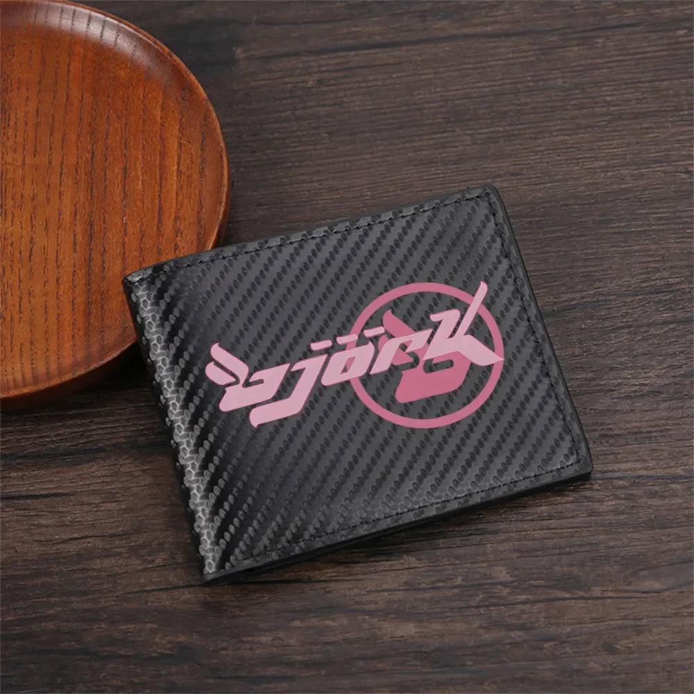 Pink letters circle background black. Men's Wallets Simple Business Modern Stylish Printing Design Gifts For Father Boyfriend Ch