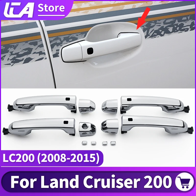 For Toyota Land Cruiser 200 2008-2015 2014 2013 Exterior Handle Replacement Parts LC200 FJ200 upgraded Modification Accessories