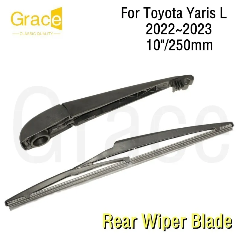 

Rear Wiper Blade For Toyota Yaris L 10"/250mm Car Windshield Windscreen Rubber 2022 2023