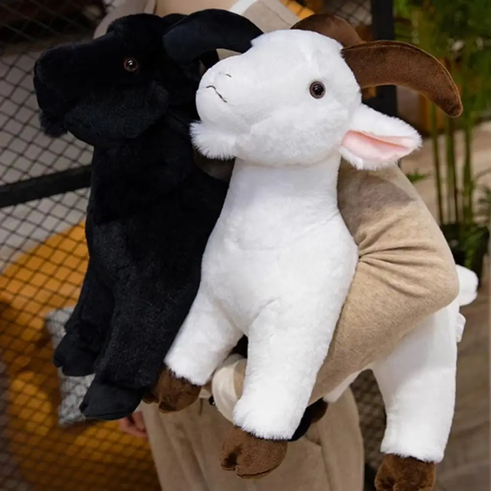 بلوشي الأغنام لطيف الحيوان الطفل الماعز PP القطن رقيق مقرن الأغنام اللعب 30/40 سنتيمتر الأطفال الناعمة