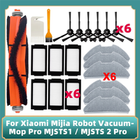 A98I-For Xiaomi Mijia Robot Vacuum-Mop Pro MJSTS1 /MJSTS 2 Pro Robot Cleaner Main Side Brush Mop Filter Parts