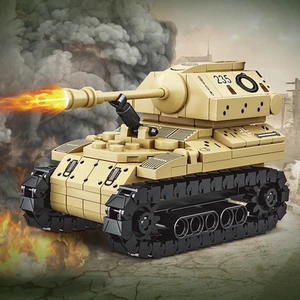 Baublöcke Kits -Modell für Kinder, Militärwagen, Tarnbefehl, gepanzertes Auto, Flugabwehrtrieb, Waffe ab Offroader, Ziegelsets, neu 8 Hauptverkaufswagen Foguinho - №3