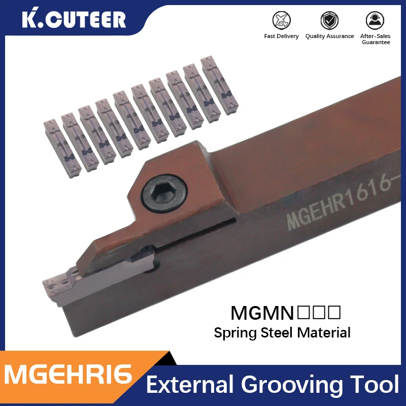 

MGEHR1616 MGEHR1616-1.5T11/2.5T18/3T20/4T20 holder grooving Spring steel material MGMN150-400 CNC Lathe Insert for Turning Tool