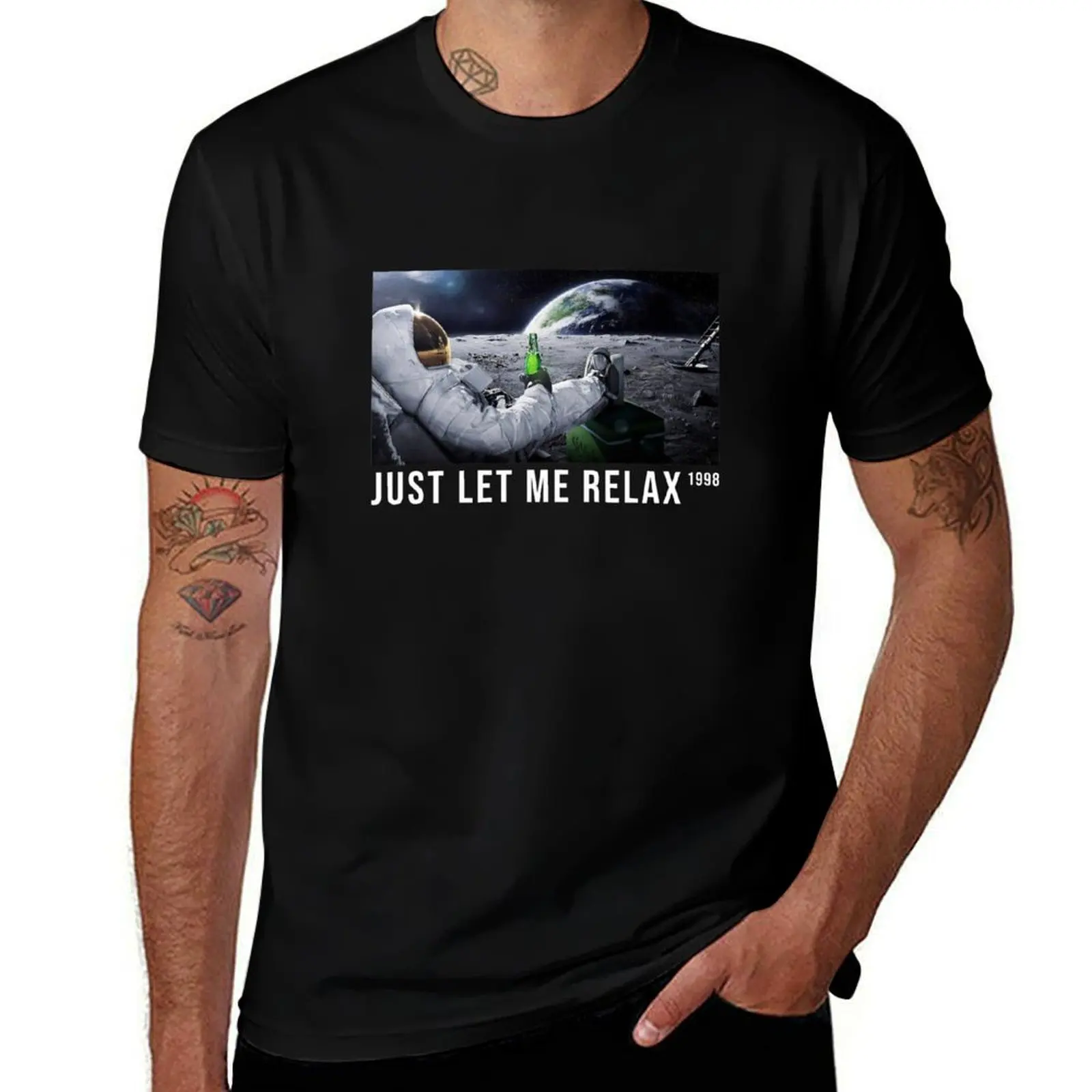 

Just Let Me Relax T-Shirt t shirt personalised t shirts for man cotton funny T-Shirt
