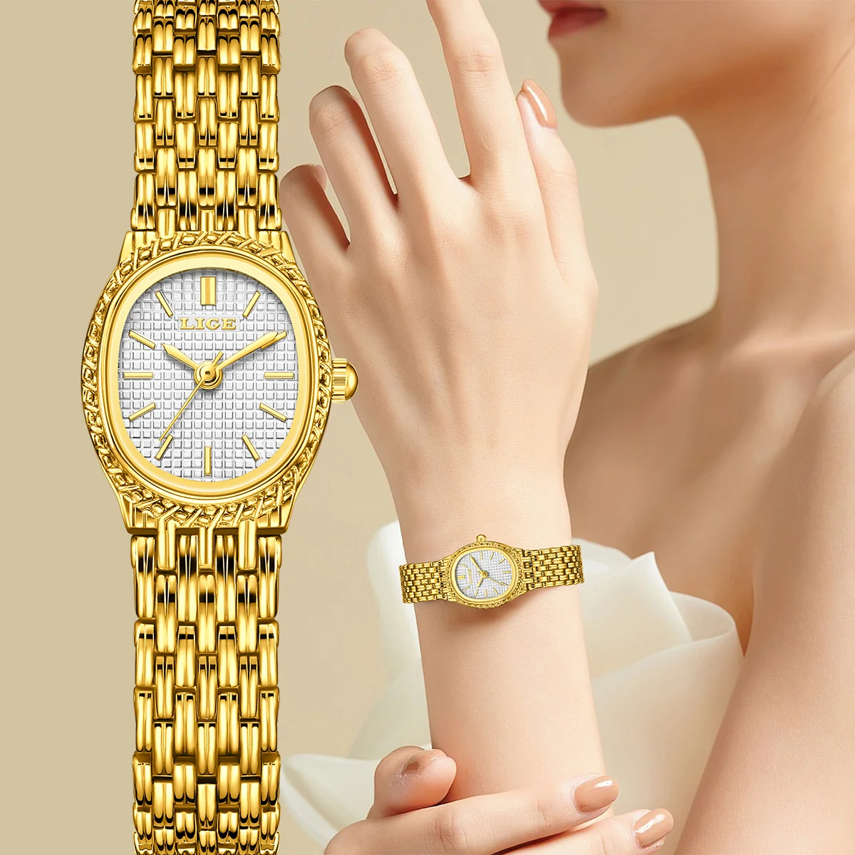 

LIGE 2026 Watch For Women Top Brand Luxury Creative Steel Waterproof Ladies Watch Fashion Elegant Quartz Women's Bracelet Watch