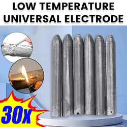 1/3/6/12/15/30 Pcs Low Temperature Welding Universal Wire Rod For Metal Aluminum Welding Easy Melt Welding Rods By And Matches