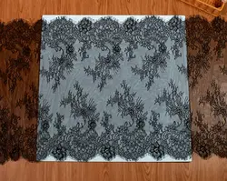 3M/Lot Lace Trim Eylash Lace Fabric Chantilly Lace Trimming Apparel Fabric Lace accessories DIY Lingerie lace for needlework