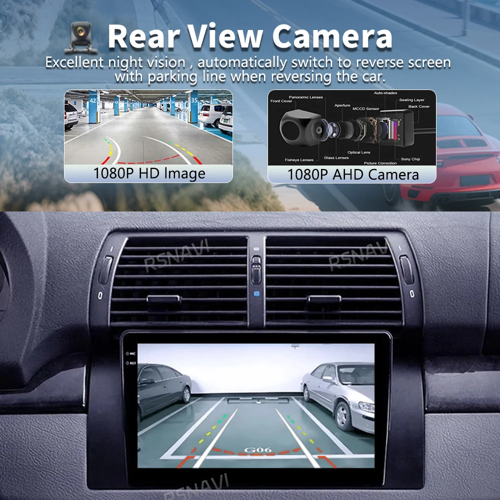 Android 15 For BMW 5 E39 1996 - 2003 E53 X5 M5 2K QLED Android Car Radio Multimedia Video Player GPS AI Voice CarPlay Head Unit