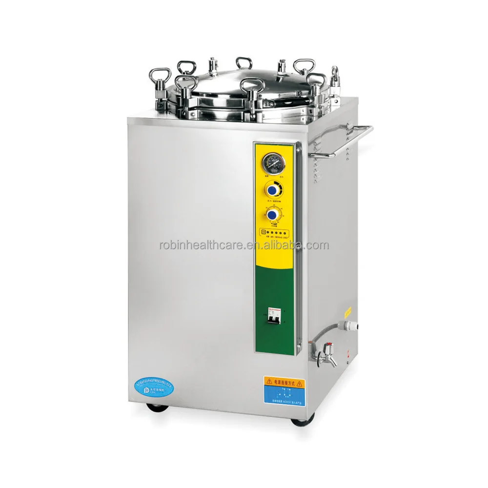 Surgical Instruments 75L Vertical Automatic Autoclave Sterilization Equipment Sterilizing Drying Machine