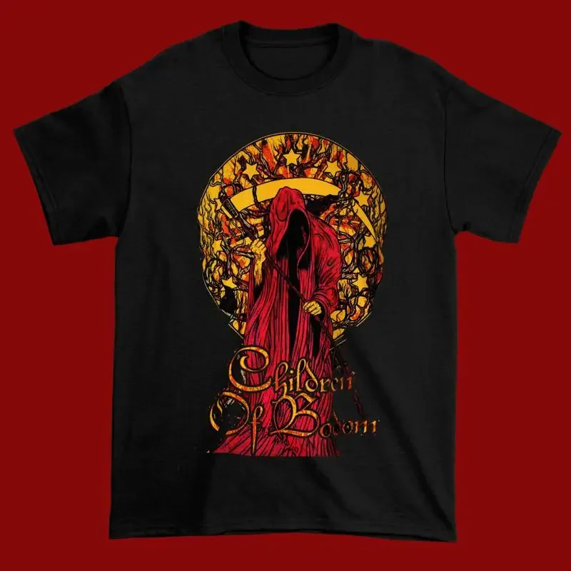 New Popular Children Of Bodom T Shirt Vintage Cotton White S 4XL