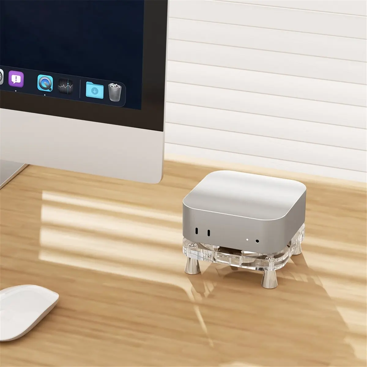 Acrylic Stand for Mini , Desktop Anti-Slip Base for Mini4, Hollowed Avoid Overheating