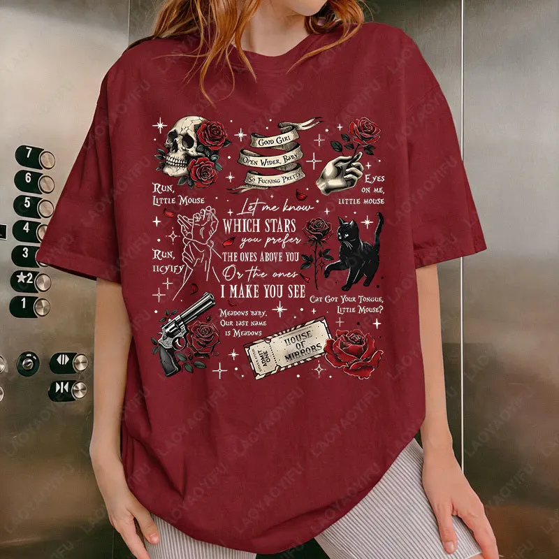 Little Mouse Graphic Haunting Adeline Zade Meadows Cotton Tees