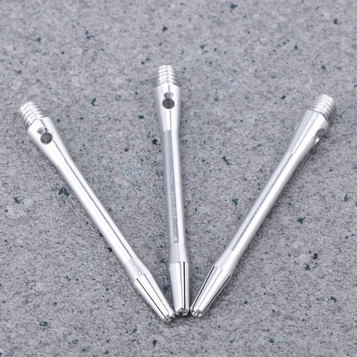 

3Pcs High Quality Metal Dart Shafts 48Mm Aluminium Alloy Stems 2Ba Standard Thread Optimized Flight Path Silver