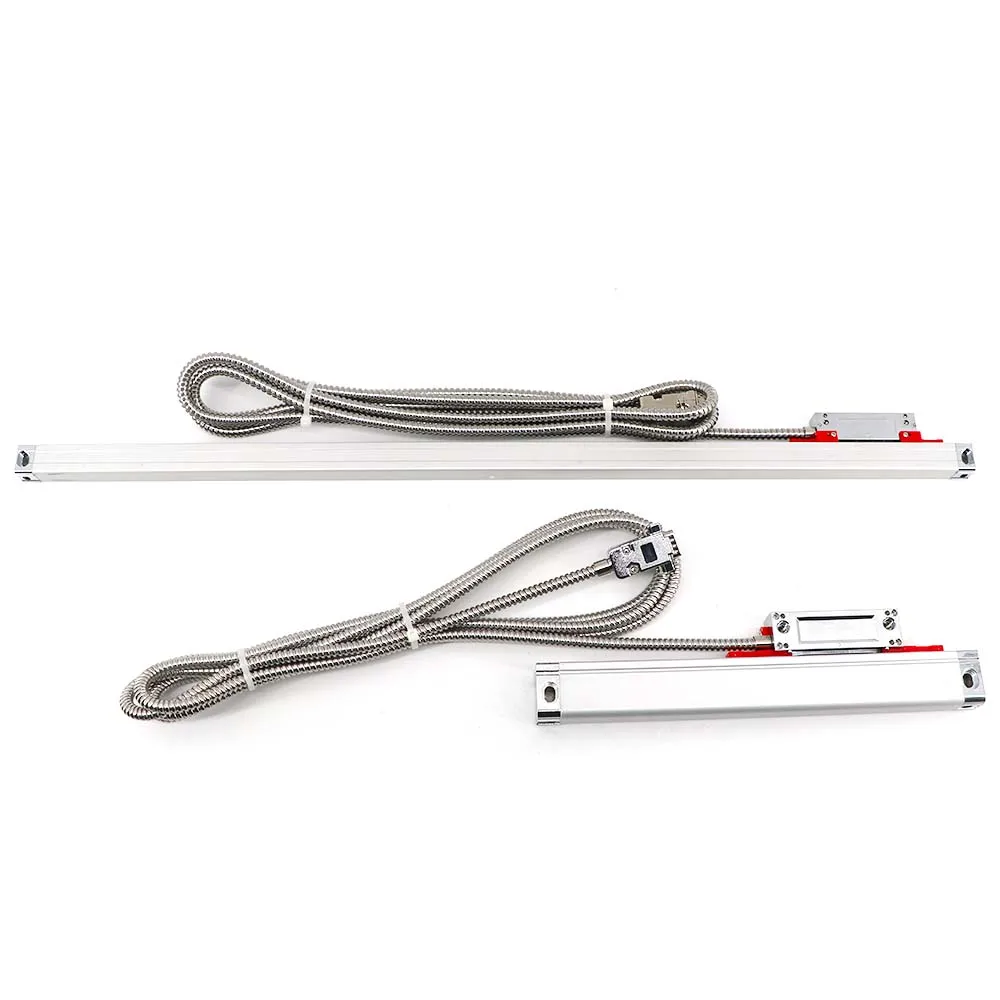 AIGE KA500 Slim Linear Scale with High Precision Optical Encoder 0.005mm for CNC Metal Mini Lathe Milling Machines