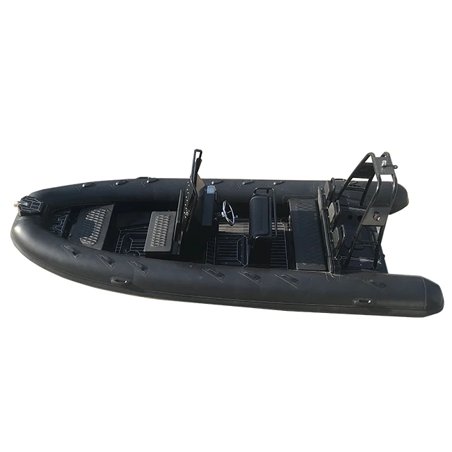 المحيط دائم الألومنيوم بدن 18ft RIB560 Hypalon PVC قوارب التجديف القابلة للنفخ #1