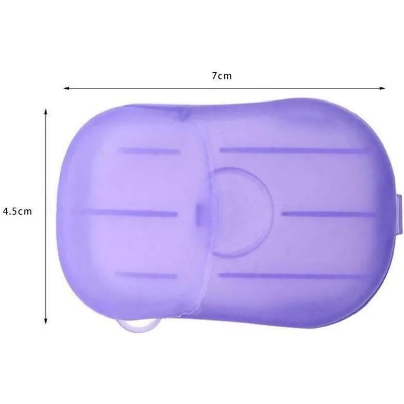 5 Boxes Soap Tablet Soap Tablet Soap Tablet Soap Paper Sheet Portable Hand Washing Small Mini Disposable Outdoor Travel Box