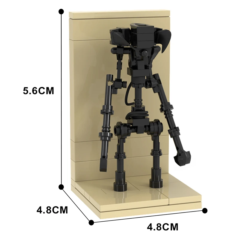 Bastidores monstro monstro bloco de construção, brinquedo, ideal para adultos, família, amigos, ano novo e aniversário, presentes de feriados, 46 peças