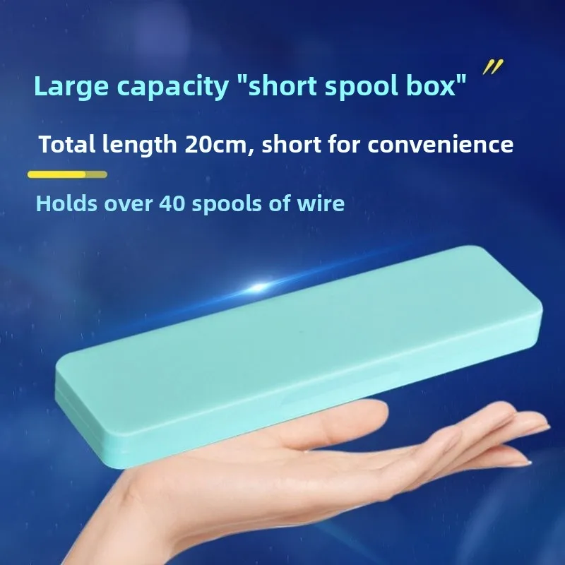 

Новый ультратонкий двухслойный кейс для хранения лески, большой емкости, для рыболовных крючков и специальных аксессуаров для лески.