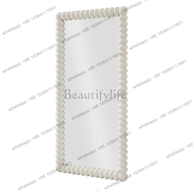 Cream wind floor mirror modern creative art living room home full body mirror