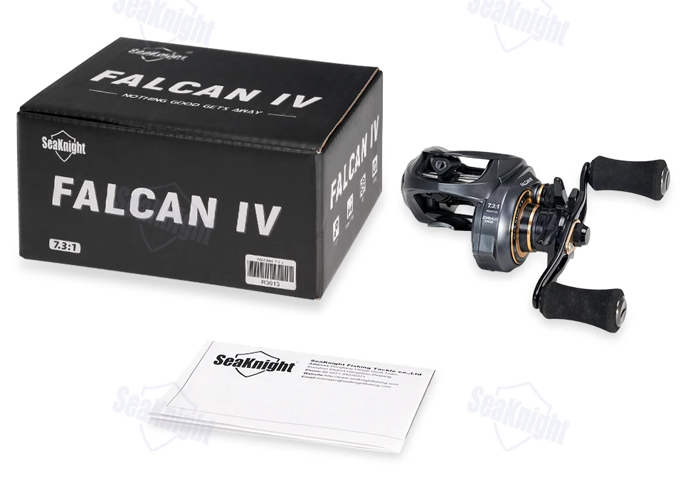 SeaKnight Brand FALCAN IV Serie Angelrolle 176g Ultraleicht 7KG Kohlefaser-Bremse 10+1BB Baitcasting-Angelrollen 7.3:1 8.1:1 – Detail 11