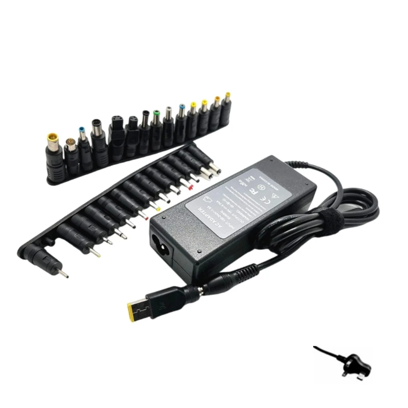 Cargador adaptadores 19V 4.74A 90W para portátiles, cable alimentación con 28 conectores