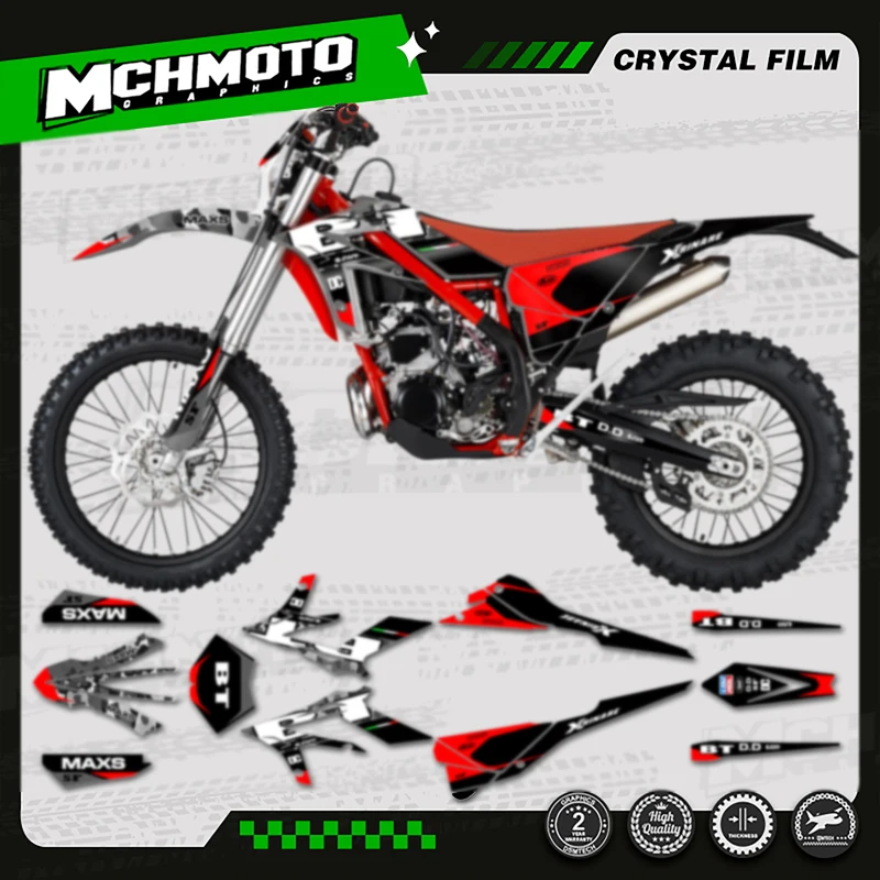 MCHMFG Motorcycle Team Motorcycle Decal Stickers For Beta Xtrainer 2015-2019 2015 2016 2017 2018 2019 250 300 350 -003