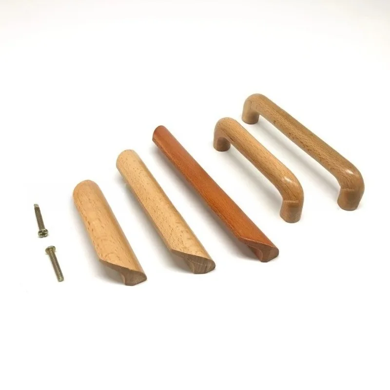 Küchenschrankgriff Schublade Massivholz Möbel Holztür Schubladenknöpfe Schrankgriffe für Möbel