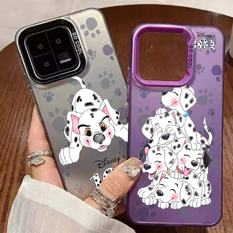 101 Dalmatians For Xiaomi Mi 11 12T 13T Poco F4 F3 X3 X5 C51 C50 M3 M5S Pro Lite 5G Colorful Silver Funda Phone Case