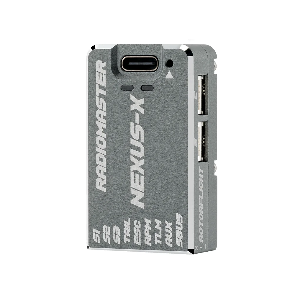RadioMaster NEXUS-X RC Heli Gyro FC STM32F722 Built-in Black Box Barometer CNC Case Multiple UART Interfaces