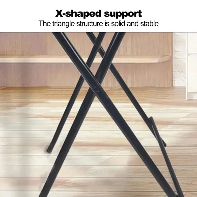 Foldable Dinner Table Square Solid MDF 4 Persons Home Study Computer Desk Home Improvement Foldable Living Room Desk Accessories