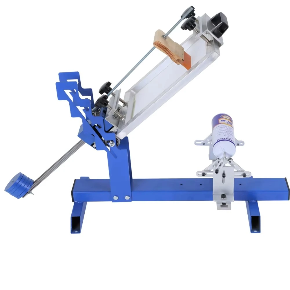 Single Color Hand Cylindrical Plastic/ Paper Cups Bottle Mug Screen Printing Machine