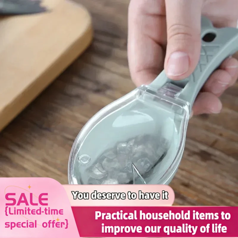1/2Pc Fish skin brush scraping fish scale brush grater quick disassembly knife cleaning peeling skin scraper scraper fish scaler