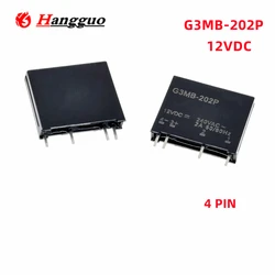 5PCS Solid State Relay 4pin G3MB-202P 5V 12V 24V PCB Mounting SIP SSR AC 240V 2A Snubber Circuit Resistor DC-AC Relay Module